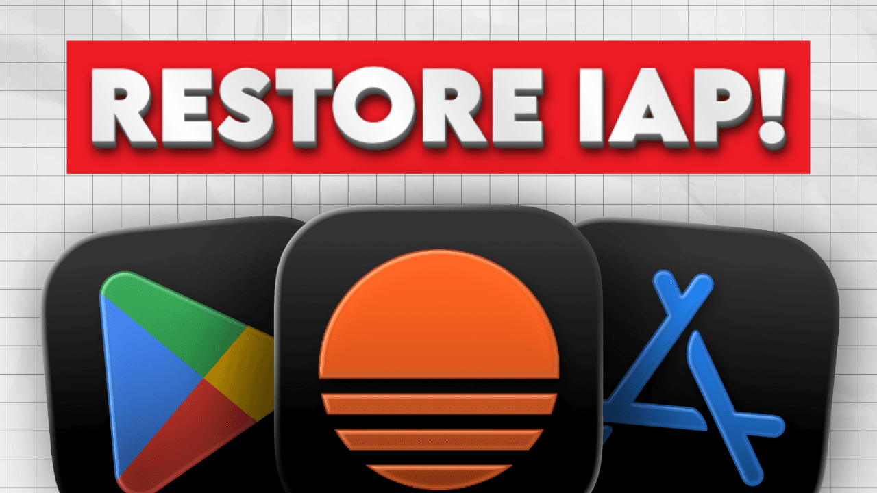 Base44 Restore Purchases: Fix Guideline 3.1.1
