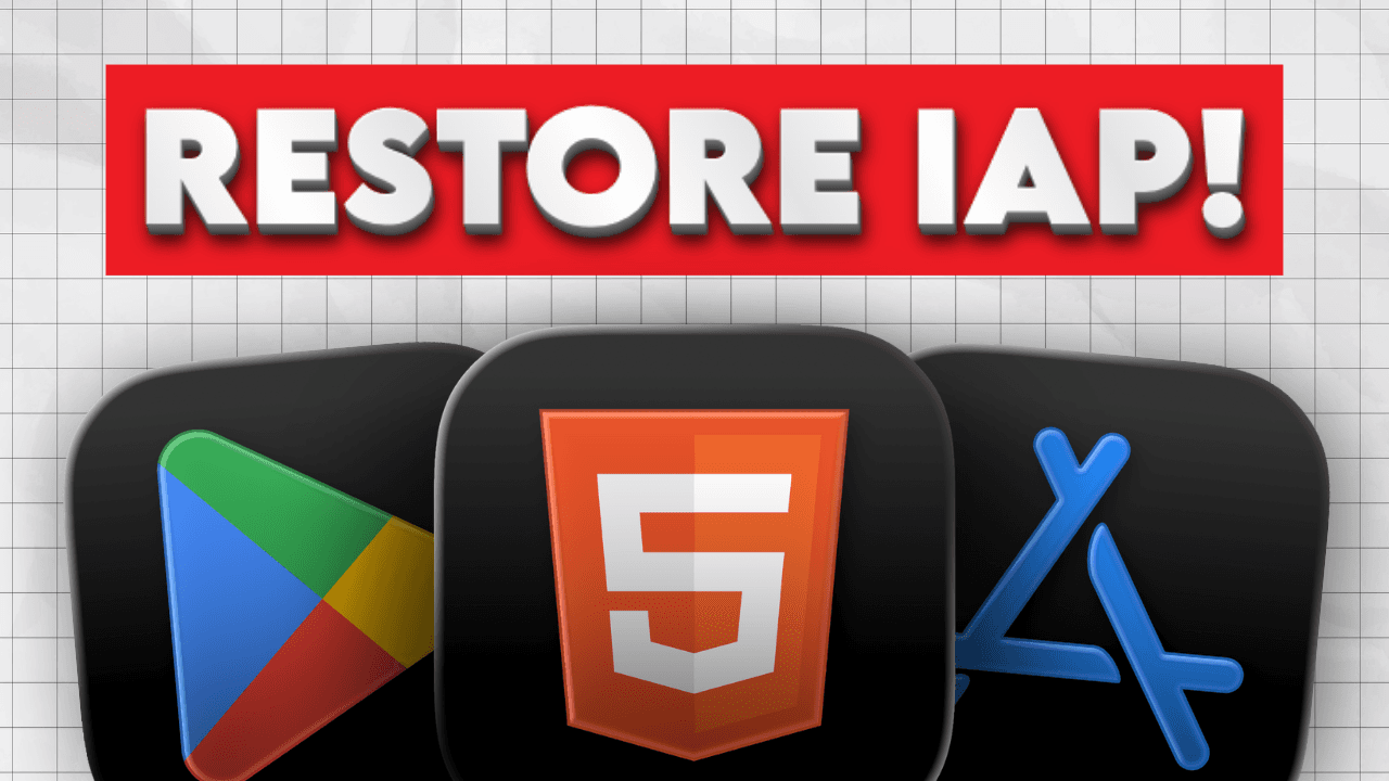 How to Add a Restore Purchases Button (iOS + Android)
